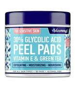 Glycolic Acid Pads Peel for Sensitive Skin Vitamin E &amp; Green Tea - AHA -... - £7.78 GBP