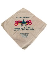 Michael Bolton Sea World Concert RARE Vintage Handkerchief Scaf Collecti... - €23,71 EUR