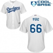 Yasiel Puig Los Angeles Dodgers Majestic Refroidir Base 2XL Baseball Jersey - £53.33 GBP