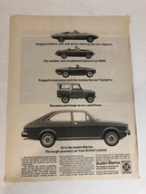 1974 Austin Marina Vintage Print Ad Advertisement pa19 - £6.73 GBP