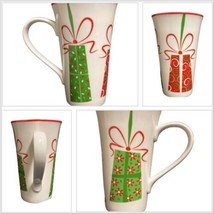 222 Fifth Latte Mug Third Day Of Christmas Coffee Tea Gifts Tall Cup 16 Oz - £17.08 GBP