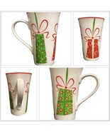 222 Fifth Latte Mug THIRD DAY OF CHRISTMAS Coffee Tea Gifts Tall Cup  16 Oz - £17.20 GBP