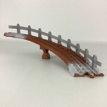GeoTrax Christmas In Toy Town Train Set Replacement Curve Track Rail Sno... - $18.76