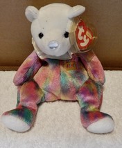 TY Beanie Baby April Teddy Birthday Bear 8&quot; 2001 Mint Tag Stuffed Animal... - £6.28 GBP