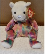 TY Beanie Baby April Teddy Birthday Bear 8&quot; 2001 Mint Tag Stuffed Animal... - £6.40 GBP
