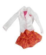 2013 Barbie Doctor &amp; Kelly White Lab Coat Skirt Outfit BDT49 Orange Vet ... - $8.19 CAD