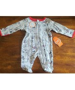 Wonder Nation ~ One (1) Piece Sleeper ~ Dog Pattern ~ Newborn ~ Zip Closure - $285.35 MXN