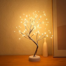 108 Led Bonsai Tree Light, 20&quot; Firefly Tree Lamp for Desk Decor - £22.80 GBP