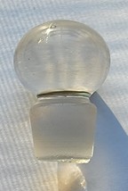 Vintage Clear Round Crystal or Glass Bottle Replacement Stopper Top ONLY... - $352.39 MXN