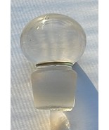 Vintage Clear Round Crystal or Glass Bottle Replacement Stopper Top ONLY... - $352.39 MXN