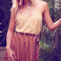 Free People Beaded Criss Cross Top New With Tags Size Small - £47.48 GBP