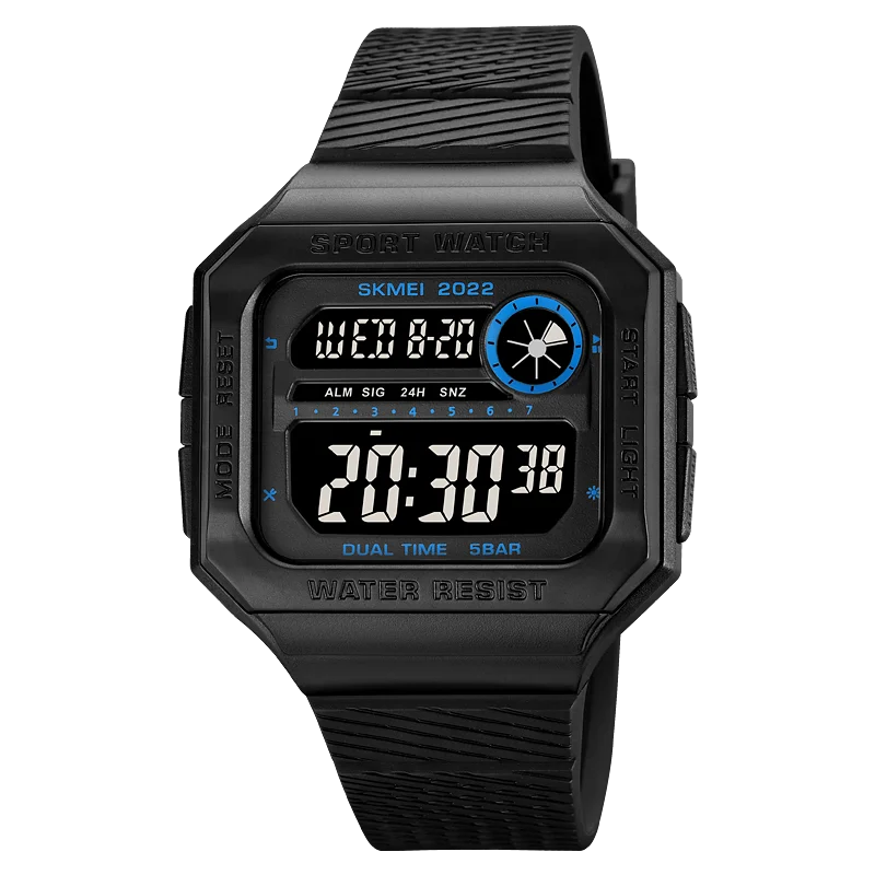 Waterproof man wristwatches led digital sport countdown men watch electronic clock 1894 thumb200