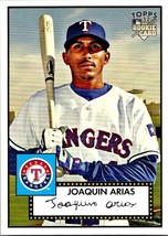 2007 Topps Heritage Joaquin Arias #4 Texas Rangers ROOKIE RC - £1.40 GBP