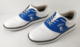 Jack Grace DUKE BLUE DEVILS Innovator Golf Shoes SIZE 10 Spikeless &amp; Wat... - £102.74 GBP