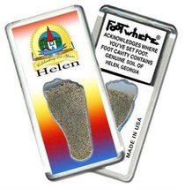 Helen, GA FootWhere® Souvenir Magnet. Made in USA - £6.25 GBP