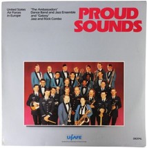 Band Of Us Air Forces In Europe Proud Sounds Lp 80s Uafe Dance Jazz &amp; Rock Combo - £11.86 GBP