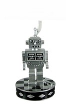 Scratch &amp; Dent Retro 60`s Style Robot Table Lamp Base Sci-Fi Robotic - $29.69