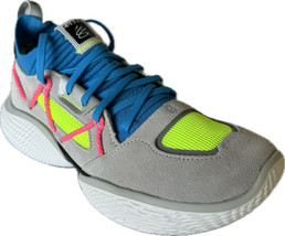 Under Armour Men&#39;s Steph Curry Flow Cozy Grey Multicolor Basketball Shoes - £56.02 GBP