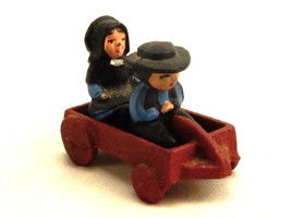 Wilton Cast Iron Miniatures, Amish Toy Set, Boy/Girl/Red Wagon, Vintage, AMSH-18 - £14.69 GBP