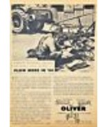 WWII-1944 Vintage Print Ad-OLIVER-Model 70 Tractors-Farmers-Raydex Plows... - $19.76 CAD