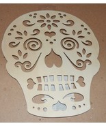 Halloween Wooden Plaques Crafts Creatology 9&quot; x 7&quot; Los Muertos Fancy Sku... - £2.79 GBP