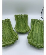 Asparagus Ceramic Vegetable Tray / Platter Set Of 3 - £12.66 GBP