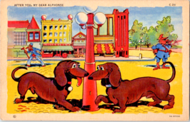 Postcard Comic After You My Dear Alphonse #C29 Posted 1943 5.5 x 3.5 - £4.59 GBP