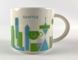 Starbucks Coffee Mug - You Are Here Series 14oz. Seattle Blue Green 2013 - £19.83 GBP