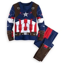 Pajama Avengers Superhero  Captain America  Pajamas for Boys  - £15.71 GBP