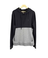 Tommy John Hoodie Black Gray Colorblock Pullover Go Anywhere Size Large - $40.52