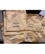 Wholesale Lot of 10 Chanel Sublimage Makeup Pouch Gold Drawstring Bag Au... - £42.83 GBP