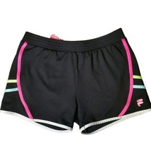 FILA SPORT Black / Neon Athletic Shorts Size XL - £11.62 GBP