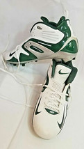 2005 Nike Team cleats white forest green silver sz 14 extra pading Sports shoes - £34.26 GBP