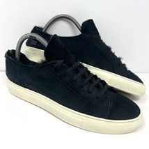Common Projects Women Sherpa Suede Fashion Sneaker Sz 38 / 8 Black Made ... - $98.95