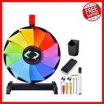 Interactive 12-Inch Carnival Games Wheel with Smooth Spin &amp; Sound Effects - $69.83