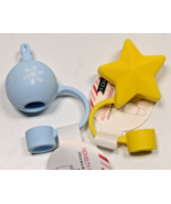 CHRISTMAS STAR &amp; ORNAMENT Straw Cover Toppers - Target Bullseye Playgrou... - $9.89