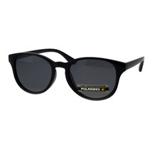 Womens Polarized Lens Sunglasses Classic Round Horn Rim Fashion - £10.33 GBP+