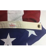 Best American 50 Star Flag 57” x 120” Valley Forge Flag Co 100% Cotton USA - £37.46 GBP