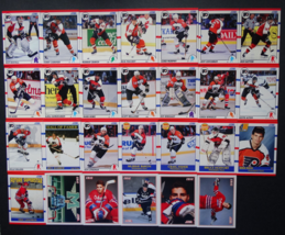 1990-91 Score American Philadelphia Flyers Team Set of 27 Hockey Cards Lindros - £9.40 GBP
