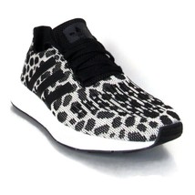 Adidas Originals Swift Run Leopard Women&#39;s Black White Shoes SZ 6.5, BD7962 - £48.36 GBP