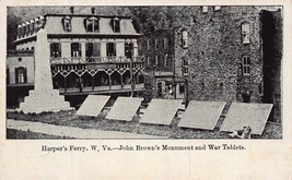 Harpers Ferry West Virginia Wv ~ John BROWN Monument-War Tablet ~ 1900s - £5.42 GBP