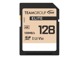 Team Group 128GB Elite 4K SD Card UHS-I U3 V30 Read/Write Speed Up to 10... - £12.57 GBP