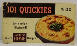 101 Quickies An American Home Cook Booklet - $4.75