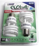 12x (2 PACK) Mini T2 ECOBulb 13-14W / 60W 120V Soft White CFL E26 BPESL1... - $1,371.33 MXN