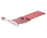 StarTech.com Dual M.2 PCIe SSD Adapter Card, PCIe x8 / x16 to Dual NVMe ... - $101.79