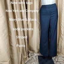 NWT New York And Company Blue Pants Size 14 - £12.82 GBP