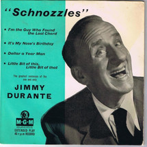 Jimmy Durante Schnozzles 45rpm It&#39;s My Nose&#39;s Birthday British Pressing - $9.89