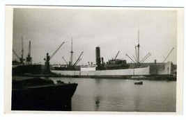 DAGMAR I British Steam Ship Real Photo Postcard Sunk in 1941 by Airplane... - $39.56