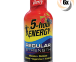 6x Bottles 5 Hour Energy Regular Berry | Sugar Free | 1.93oz | Fast Ship... - £17.39 GBP
