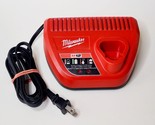 Milwaukee M12 Lithium-ion Battery Charger 48-59-2401 12V 3.0A OEM Genuine - $10.40